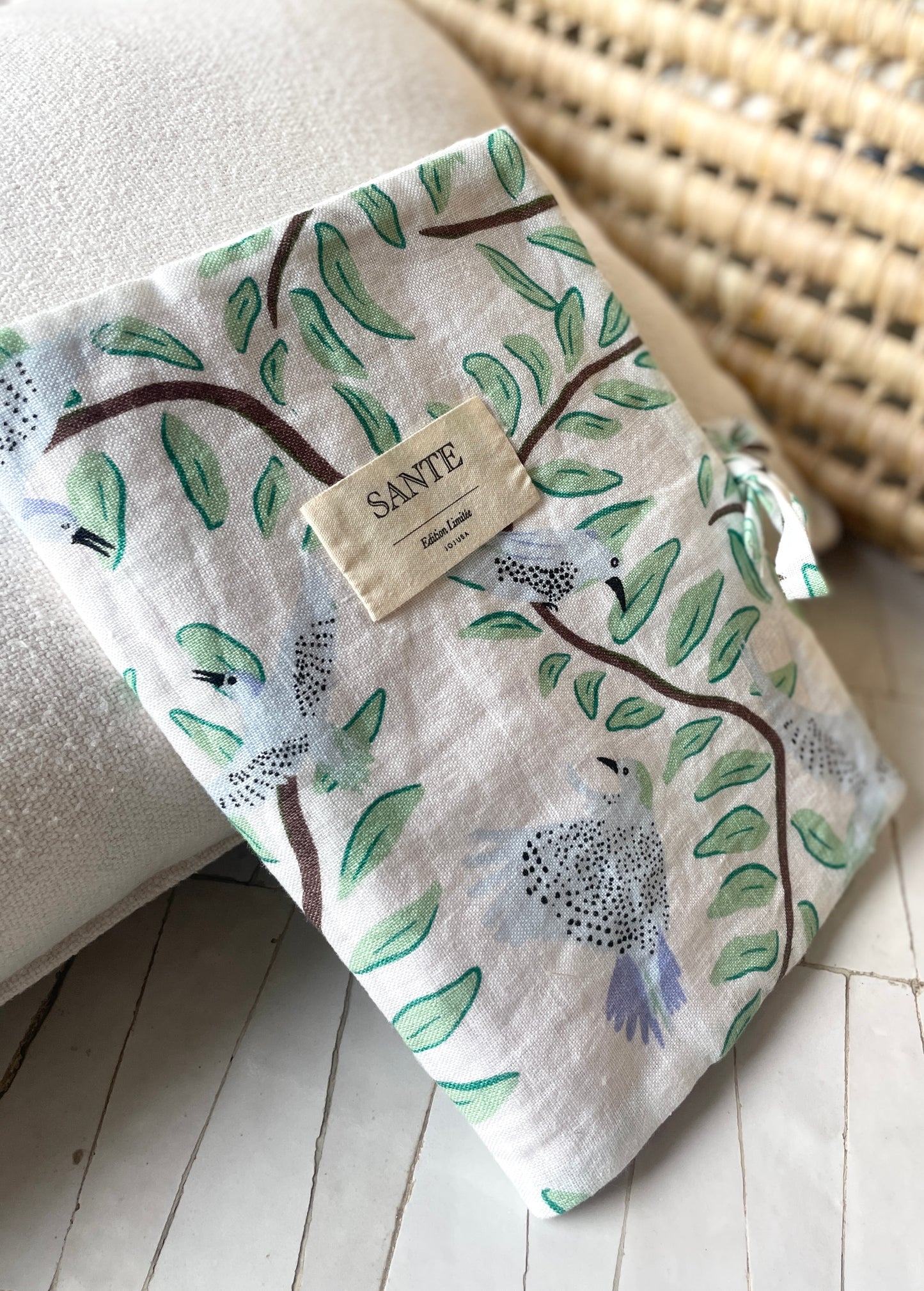 COUVERTURE CARNET DE SANTE "Jardin secret"