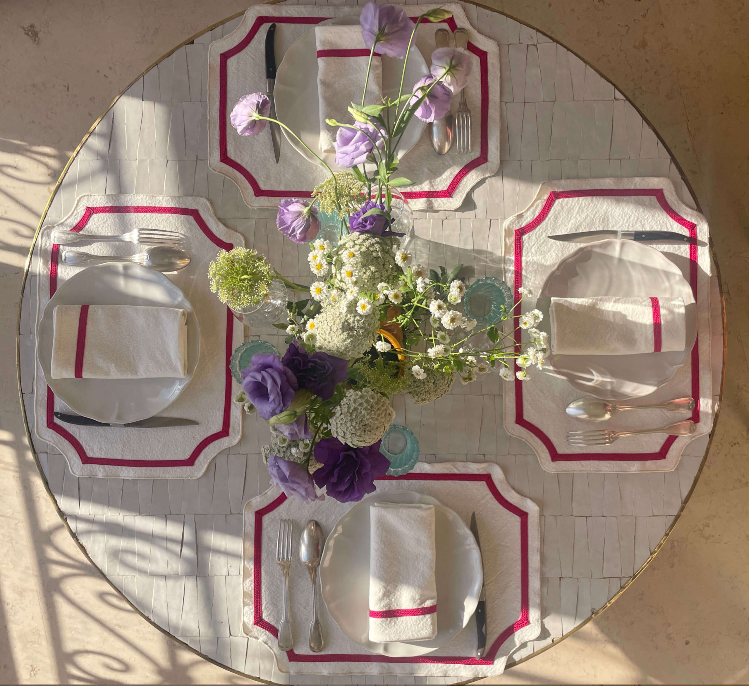 Ensemble sets Amalfi pivoine Jojuba